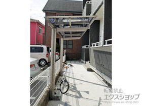 のサイクルポート・駐輪場 ネスカFミニ (フラットスタイル) 積雪〜20cm対応 施工例