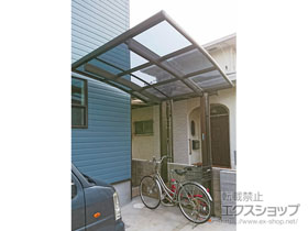 のサイクルポート・駐輪場 レイナポートグランミニZ 積雪〜20cm対応 施工例