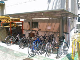 のサイクルポート・駐輪場 エフルージュグランミニ 積雪〜20cm対応 施工例