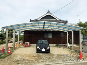 のカーポート レイナトリプルポートグラン　積雪〜20cm対応 施工例