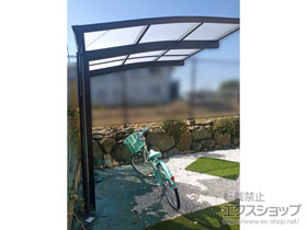 のサイクルポート・駐輪場 プレシオスポート ミニ 積雪〜20cm対応 施工例