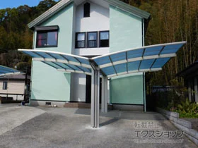 YKKAPのカーポート レイナポートグラン　積雪～20cm対応 施工例