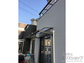 のテラス屋根 スピーネ R型 ルーフタイプ 単体 積雪〜20cm対応 施工例