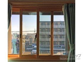 の二重窓（内窓） インプラス ダストバリア仕様 引違い窓 2枚建 施工例