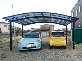 のカーポート レイナツインポートグラン　積雪〜20cm対応 施工例