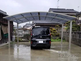 YKKAPのカーポート レイナツインポートグラン　積雪～20cm対応 施工例