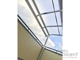 のバルコニー・ベランダ屋根 ヴェクターテラス R型 屋根タイプ 単体 積雪〜20cm対応 施工例