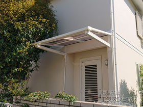 のバルコニー・ベランダ屋根 スピーネ F型 ルーフタイプ 単体 積雪〜20cm対応 施工例