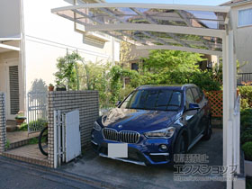 のカーポート ネスカR (ラウンドスタイル) 積雪〜20cm対応 施工例