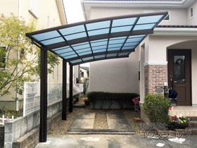 のカーポート レイナポートグラン 延長　積雪〜20cm対応 施工例