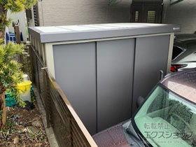 の物置・屋外倉庫 エスケーエイト SK8-100 一般型 2200×1600×1940 SK8-100-GK 施工例