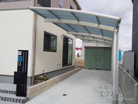 のカーポート レイナポートグラン 縦連棟　積雪〜20cm対応 施工例