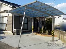 YKKAPのカーポート レイナポートグラン　積雪～20cm対応 施工例