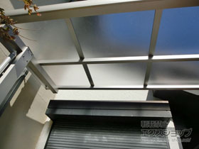 のテラス屋根 エフルージュグランZERO テラスタイプ マテリアルカラー 積雪〜20cm 施工例