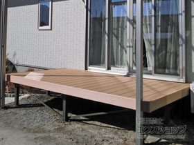 のウッドデッキ 樹ら楽ステージ 施工例