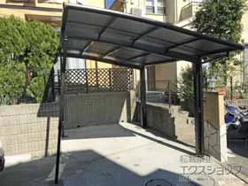 LIXIL(リクシル)のカーポート ネスカR (ラウンドスタイル) 積雪～20cm対応 施工例