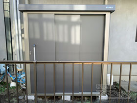 の物置・屋外倉庫 エスケーエイト SK8-50 一般型 1800×800×1940 SK8-50-GK 施工例