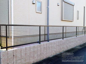 LIXIL ���N�V��(TOEX)�̃t�F���X�E��E�� �A�����b�V���t�F���X3�^ �t���[�|�[���^�C�v �{�H��