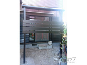 のテラス屋根 ソラリア R型 テラスタイプ 単体 積雪〜20cm対応 施工例