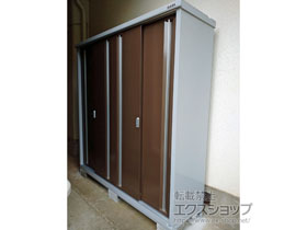 の物置・屋外倉庫 シンプリー 一般型 1940×515×1903 MJX-195E-TB 施工例