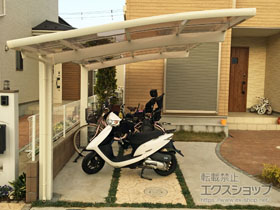 のカーポート ネスカR (ラウンドスタイル) 積雪〜20cm対応 施工例