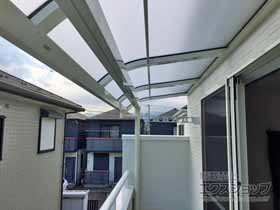 のバルコニー・ベランダ屋根 スピーネ R型 屋根タイプ 単体 積雪〜20cm対応 施工例