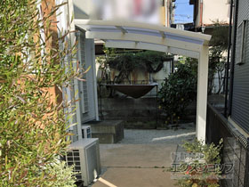 のサイクルポート・駐輪場 レイナポートグランミニ 積雪〜20cm対応 施工例