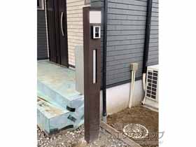 の機能門柱・ポスト ファンクションユニット ウィルモダンスリム 施工例