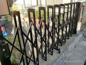 のカーゲート トリップゲートII 2型 スタンダード ノンレール 片開き 30S 施工例