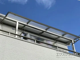 YKKAPのバルコニー屋根 ソラリア R型 屋根タイプ 単体 積雪～20cm対応 施工例