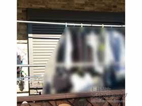 のガレージシャッター 【特注】ガレージシャッタークワトロ 手動式 外部付タイプ 施工例