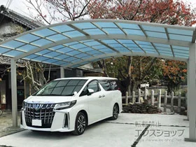 YKKAPのカーポート レイナツインポートグラン　積雪～20cm対応 施工例