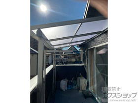 のバルコニー・ベランダ屋根 ソラリア F型 屋根タイプ 単体 積雪〜20cm対応 施工例