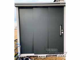 の物置・屋外倉庫 エルモ 一般型 2220×2220×2357（LMD-2222H） LMD-2222H-SM 施工例