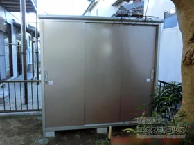 ヨドコウの物置・収納・屋外倉庫 エスモ 一般型 2100×900×1959（ESE-2109A） ESE-2109A-MR 施工例