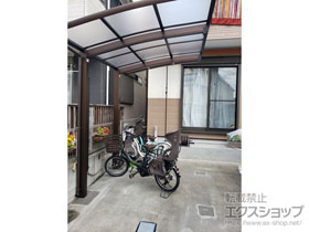 のサイクルポート・駐輪場 レイナポートグランミニ 積雪〜20cm対応 施工例