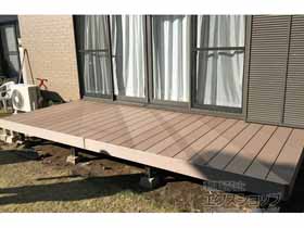 のウッドデッキ 樹ら楽ステージ 施工例