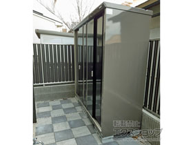 の物置・屋外倉庫 ナイソーシスター　2160×720×1903 KMW-217E 施工例