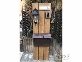 の機能門柱・ポスト 機能ポール コレット3型 組み合わせ例９ 施工例