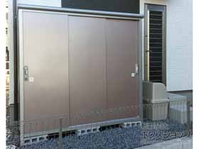 の物置・屋外倉庫 エスモ 一般型 2100×900×1959 ESE-2109A-MR 施工例