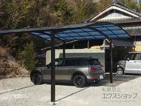 YKKAPのカーポート レイナツインポートグラン　積雪～20cm対応 施工例