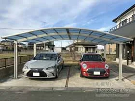 YKKAPのカーポート レイナツインポートグラン　積雪～20cm対応 施工例