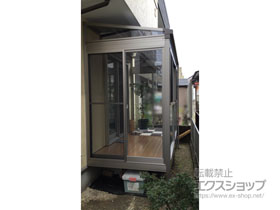 のテラス囲い・サンルーム サニージュ F型 床納まり ランマ付 積雪〜20cm対応 施工例