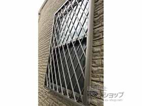 の面格子・窓格子 【特注】アルミ面格子 ヒシクロス 施工例