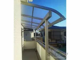 YKKAPのバルコニー屋根 ソラリア R型 屋根タイプ 単体 積雪～20cm対応 施工例