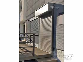 のガレージシャッター プラテアII スチールタイプ 手動式 施工例