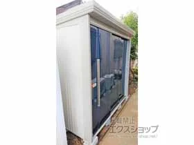 タクボの物置・収納・屋外倉庫 Mr.ストックマンダンディ 多雪型 結露減少型 2200×890×2110（ND-SZ2208） ND-SZ2208-D 施工例