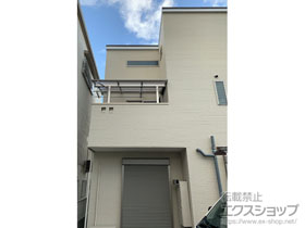 のバルコニー・ベランダ屋根 ソラリア F型 屋根タイプ 単体 積雪〜20cm対応 施工例