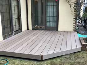 のウッドデッキ 樹ら楽ステージ 施工例