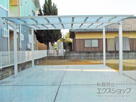 のカーポート ソリッドポート ワイド 積雪〜20cm対応 施工例